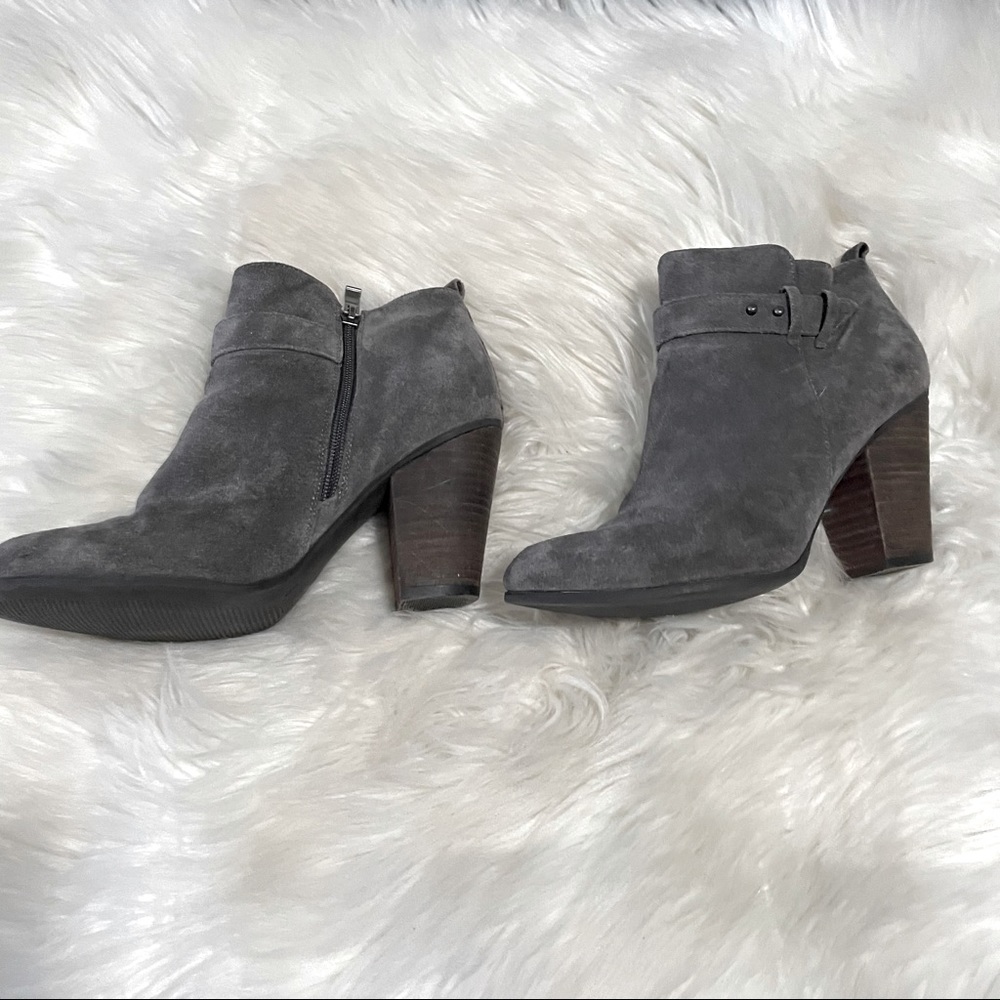 Franco Fortini | Genuine Leather Suede Grey Bootie